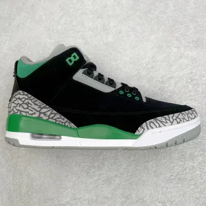 نایک جردن 3 رترو پاین گرین Jordan 3 Retro Pine Green مشکی سبز