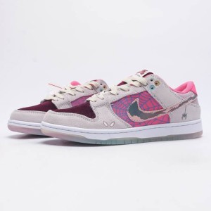 نایک دانک صورتی سفید Nike SB Dunk Elite Pink White