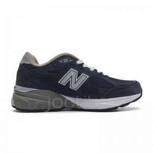 کفش نیوبالانس مردانه New Balance 990 v3 MiUSA Black White