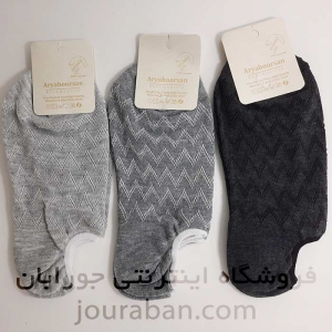 جوراب زنانه زیرقوزک طرحدار