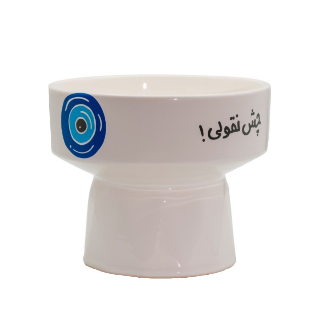 ظرف غذای سرامیکی مدل کاسه ماگ پیرامید