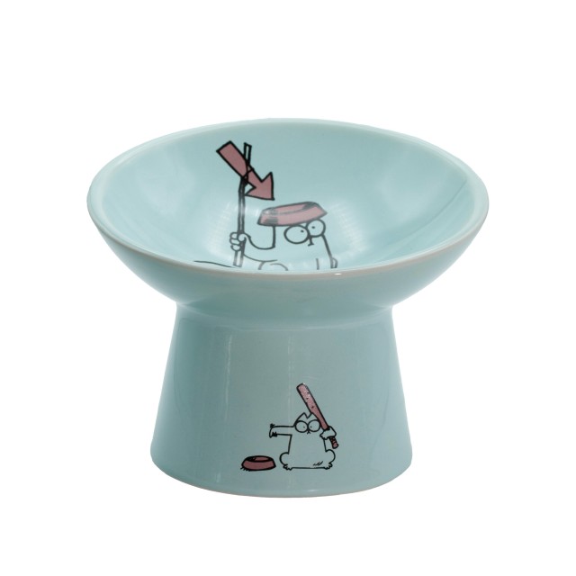 ظرف غذای سرامیکی مدل ماهواره طرحدار