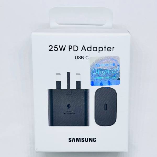 شارژر دیواری ۲۵ وات سامسونگ مدل EP-TA800 به همراه کابل ۱ متری تبدیل USB_C