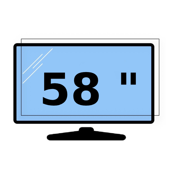 محافظ صفحه نمایش تلویزیون  سایز 58 اینچ (فروش عمده )