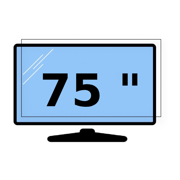 محافظ صفحه نمایش تلویزیون 1 میلیمتر مناسب 75 اینچ