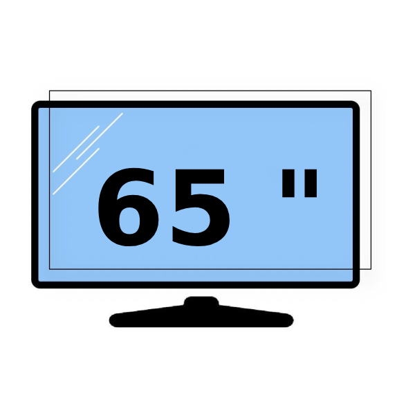 محافظ صفحه نمایش تلویزیون 1 میلیمتر مناسب 65 اینچ