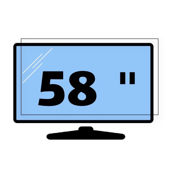 محافظ صفحه نمایش تلویزیون 1 میلیمتر مناسب 58 اینچ