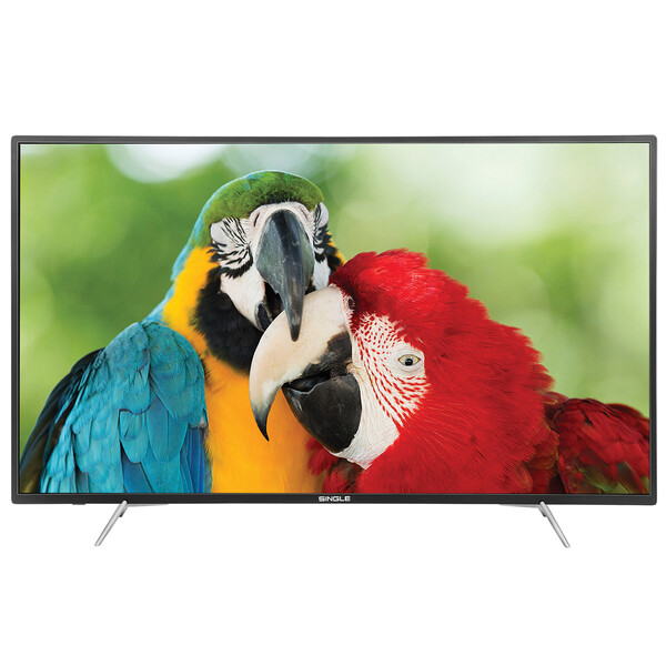 تلویزیون ال ای دی هوشمند سینگل مدل 5518-US سایز 55 اینچ