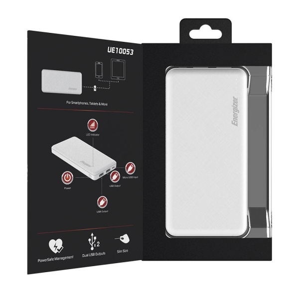 شارژر همراه انرجایزر مدل UE10053 ظرفیت 10000 میلی آمپر ساعت