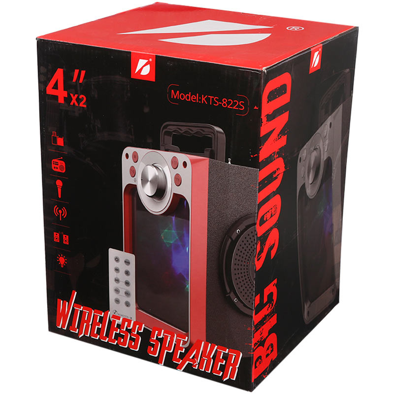 اسپیکر بلوتوثی رم و فلش خور KTS-822S + ریموت کنترل