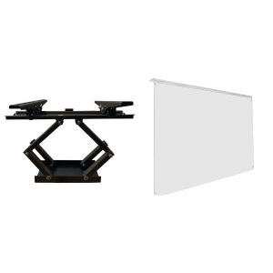 باندل پایه دیواری دو بازو + محافظ صفحه تلویزیون (سایز 55 اینچ)