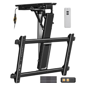 پایه تلویزیون سقفی برقی با کنترل از راه دور برای تلویزیون‌های 32 تا 70 اینچ