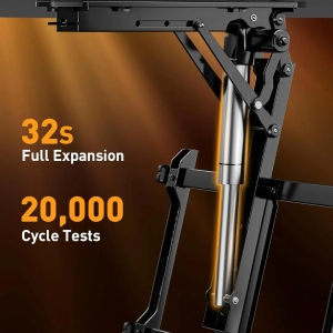 پایه تلویزیون سقفی برقی با کنترل از راه دور برای تلویزیون‌های 32 تا 70 اینچ