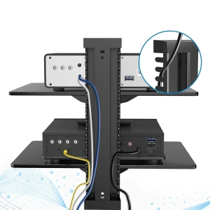 شلف دو طبقه دیواری AV