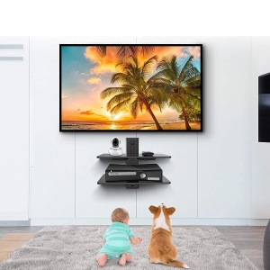 شلف دو طبقه دیواری AV