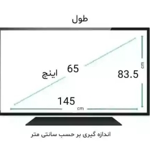 محافظ صفحه تلویزیون ۶۵ اینچ ام جی اس