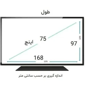 محافظ صفحه نمایش تلویزیون  سایز 75 اینچ