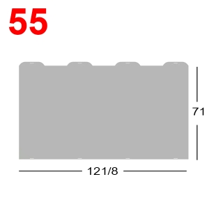 محافظ صفحه نمایش تلویزیون یرلانگ تایوان سایز 55 اینچ  2.8 میلیمتر