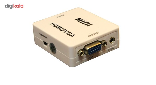 مبدل HDMI به VGA و AUDIO مدل MINI