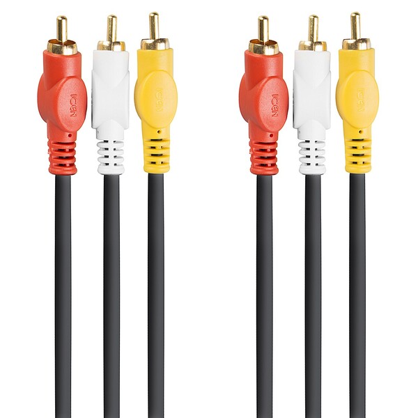کابل تبدیل 3 جک RCA به 3 جک RCA آی سن مدل IE-C280 به طول 1.8 متر