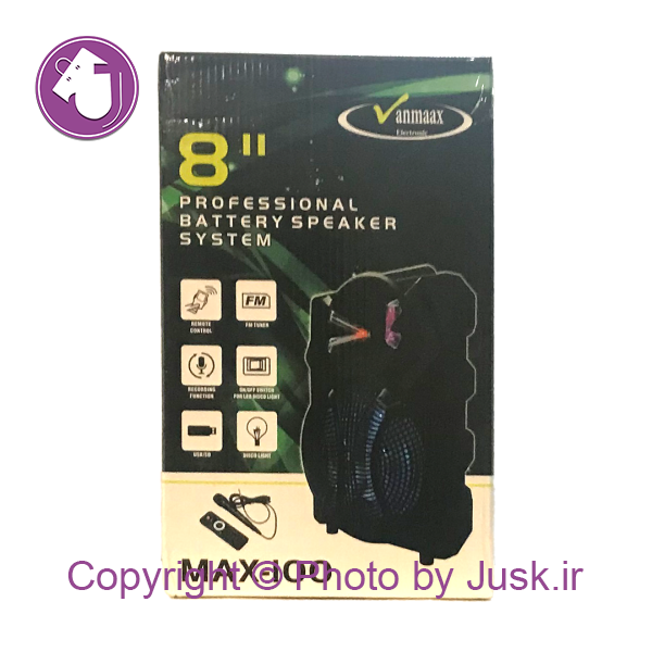 اسپیکر چمدانی وان مکس مدل Max-100