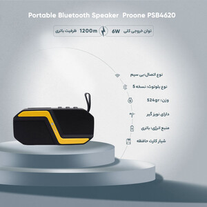 اسپیکر بلوتوثی قابل حمل پرووان مدل PSB4620