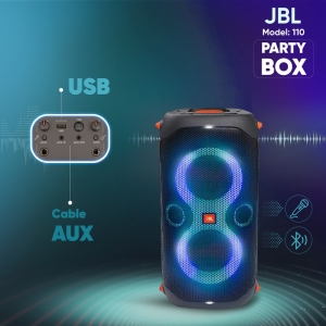 JBL Party Box 110 Portable Bluetooth Speaker