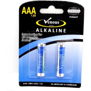 باتری نیم قلمی ونوس مدل PVBA07 بسته 2 عددی