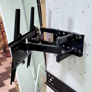 پایه دیواری تلویزیون متحرک ۲ بازو