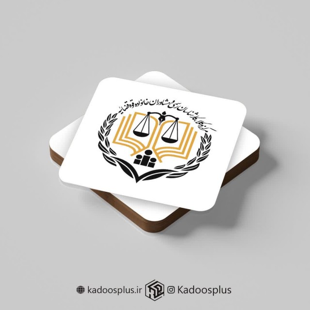 ست 6 عددی زیر لیوانی مرکز وکلا طرح 2