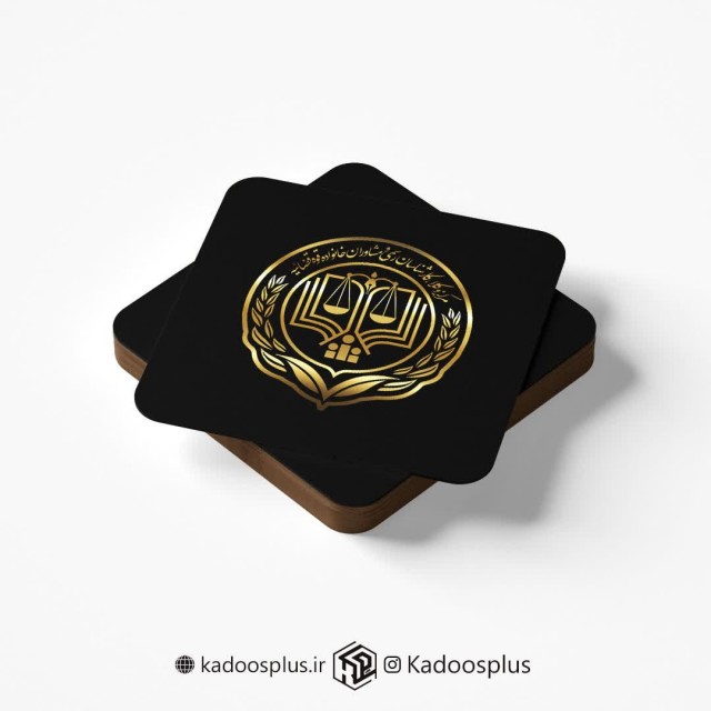 ست 6 عددی زیر لیوانی مرکز وکلا طرح 4