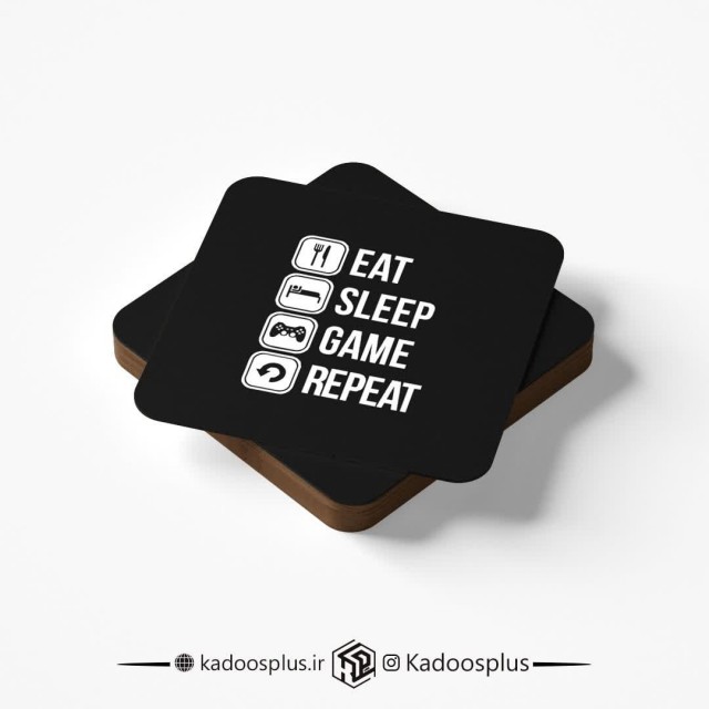 ست 6 عددی زیر لیوانی گیمینگ طرح 4