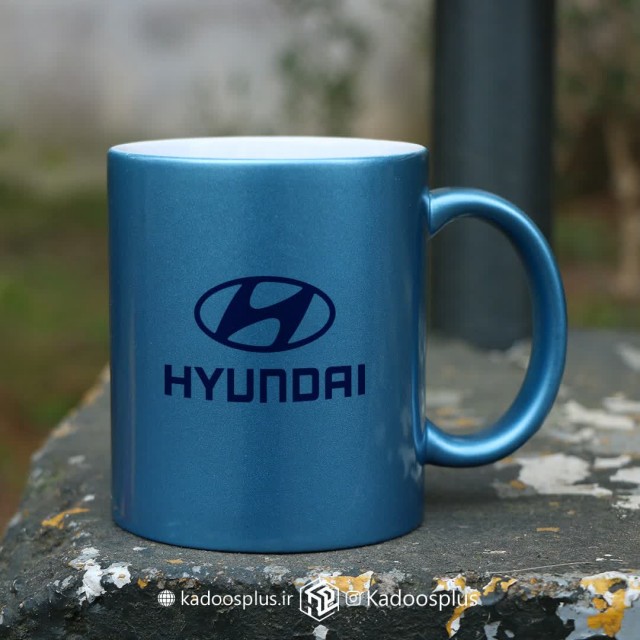 ماگ متالیک آبی