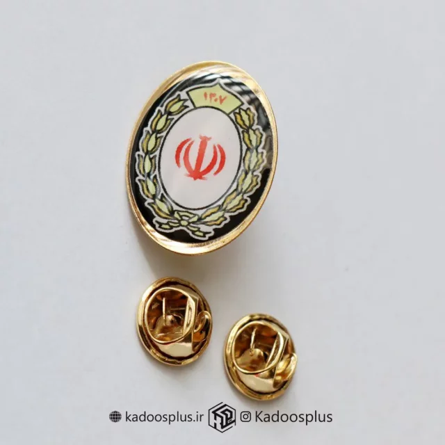 بج سینه بانک ملی ایران مشکی