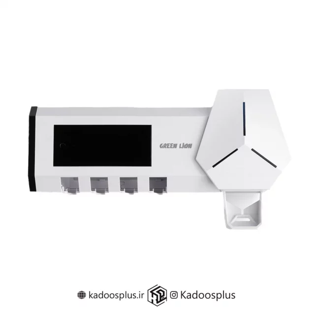 ضدعفونی کننده مسواک همراه با جای خمیردندان گرین لاین مدل Smart Toothbrush Sanitizer