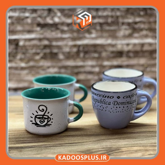 فنجان کیوت رنگی