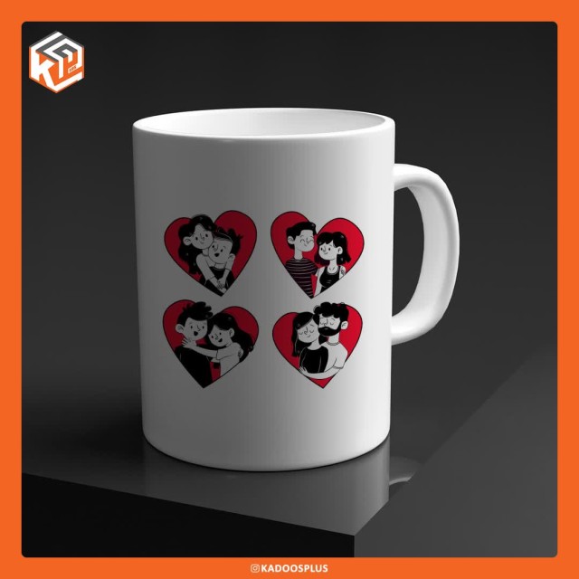 ماگ ولنتاین طرح 10