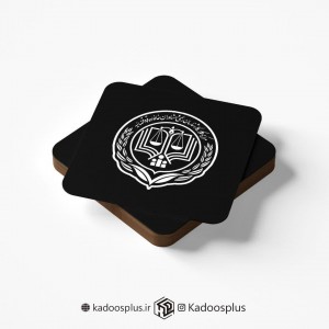 ست 6 عددی زیر لیوانی مرکز وکلا طرح 3