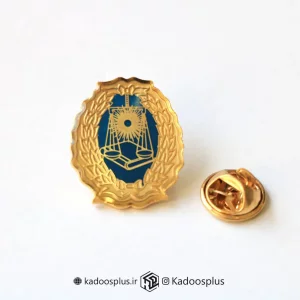 بج سینه طلایی سرمه ای کانون وکلای دادگستری
