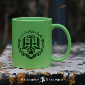 ماگ فول کالر سبز با چاپ دلخواه