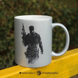 ماگ متالیک نقره ای