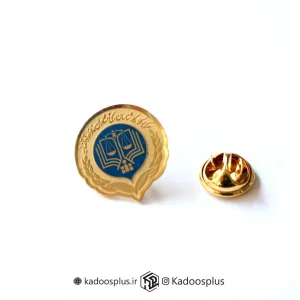 بج سینه مرکز  وکلا سورمه ای طلایی