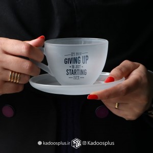 ست 6 عددی فنجان و نعلبکی یخی 310