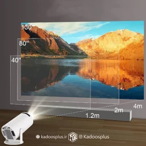 ویدئو پروژکتور مدل HY300 اصلی اندرویدی تصویر 4K