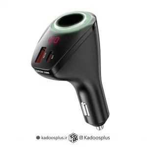 شارژر فندکی 75 وات گرین لاین مدل Power Drive 75W Car Charger