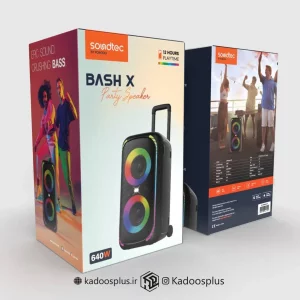 اسپیکر بلوتوثی قابل حمل پرودو مدل BASH X