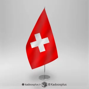 پرچم رومیزی لیزری سوئیس