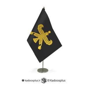پرچم رومیزی لیزری درفش شهباز مشکی