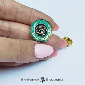 بج سینه مرکز وکلا قرمز طلایی