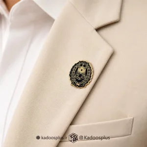 بج سینه کانون وکلای دادگستری مشکی براق